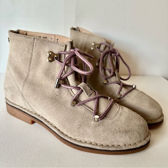 Hush Puppies Women's Catelyn Taupe Hiking Ankle Boots Shoes Sz: 9.5 - Picture 2 of 10